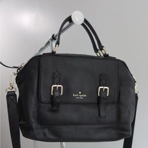Kate‎ Spade Black Bag with Gold Hardware
